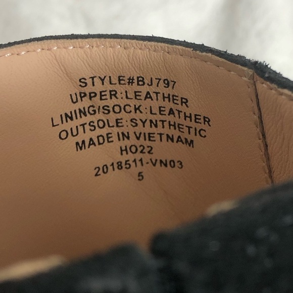 New! J. crew Dakota clogs in suede Size 5 black studded wood sole - Picture 3 of 7